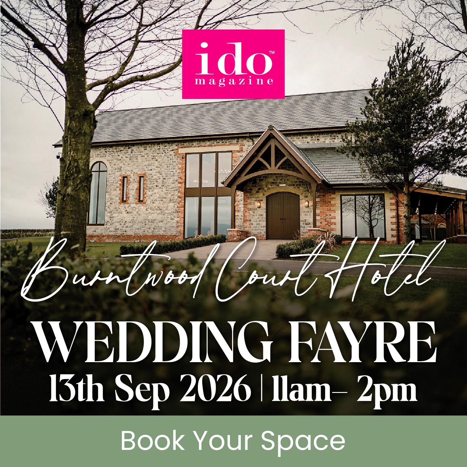 Exhibit at Burntwood Court Wedding Fayre 13/9/26