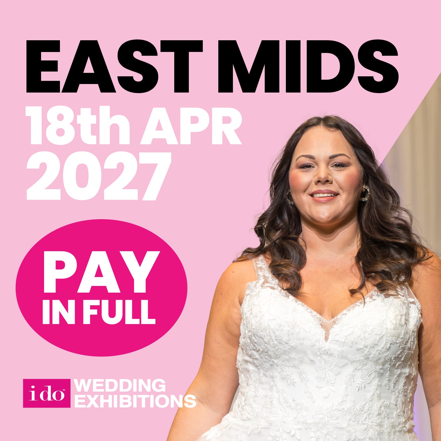 Exhibit at the I Do East Midlands Wedding Exhibition 18/04/27